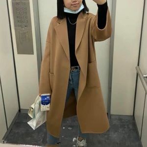 The Curated Boyfriend Coat in Camel | XXS